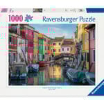 Ravensburger pusle 1000 tk: Burano Itaalias Suurepärane kingitus - puslede kokkupanek on tore ja lõbus tegevus