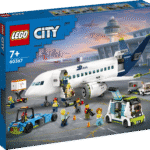 Kvaliteetne mängukomplekt LEGO® City Reisilennuk koos lennujaama bussi