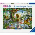 Ravensburger pusle 1000 tk: seiklused džunglis Suurepärane kingitus - puslede kokkupanek on tore ja lõbus tegevus