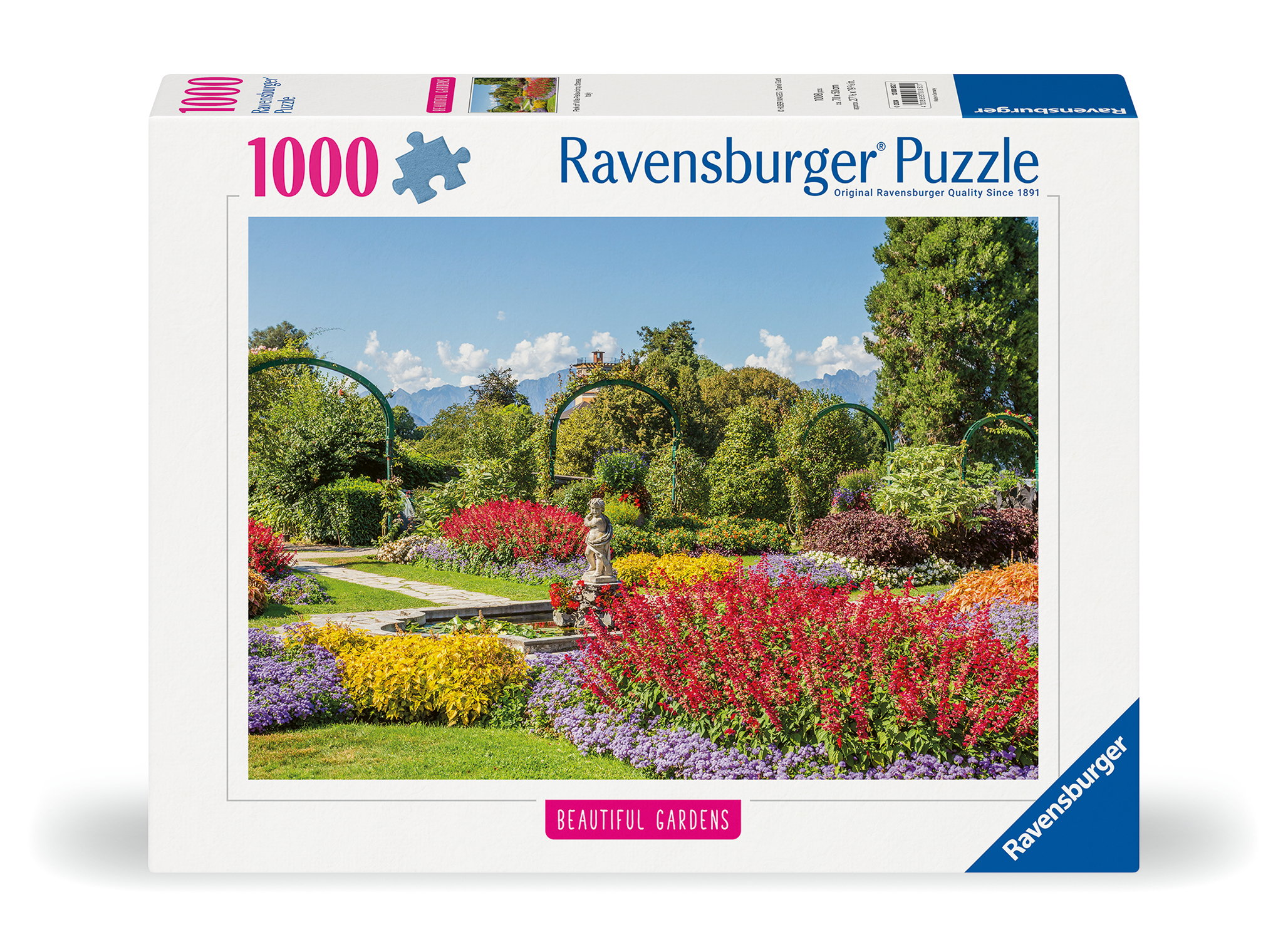 Ravensburger pusle 1000 tk: Pallavicino park Itaalias Suurepärane kingitus - puslede kokkupanek on tore ja lõbus tegevus