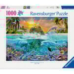 Ravensburger pusle 1000 tk: veealune saar Suurepärane kingitus - puslede kokkupanek on tore ja lõbus tegevus