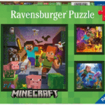 Ravenburgeri pusle 3x49 tk Minecraft Paatidest laevadeni