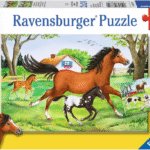 Ravensburger pusle 2x24 tk Hobuste maailm Paatidest laevadeni