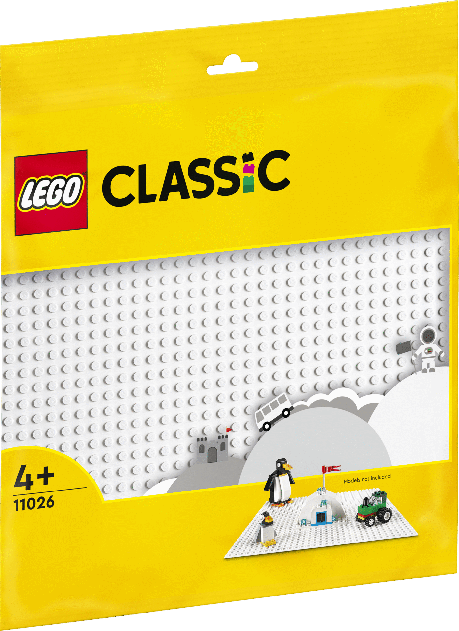 LEGO CLASSIC Valge alusplaat Nupsuline (32x32) LEGO Classic valge alusplaat annab LEGO® fännidele ruumika pinna oma mudelite ehitamiseks