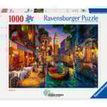 Ravensburger pusle 1000 tk: gondlisõit Veneetsias Suurepärane kingitus - puslede kokkupanek on tore ja lõbus tegevus