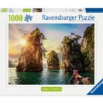 Ravensburger pusle 1000 tk: kolm kaljut Cheowis Suurepärane kingitus - puslede kokkupanek on tore ja lõbus tegevus