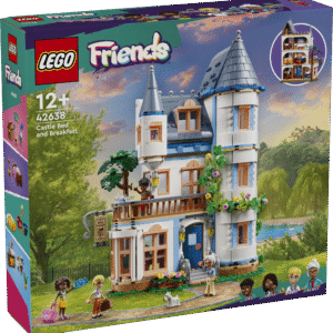 Komplekt LEGO Friends Lossimajutus on suurepärane kingiidee alates 12-aastastele lastele ja teismelistele ning sellega on kaasas neli mininukku ja koerafiguur.