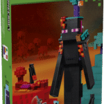 Loo äge liigutatav LEGO® Minecraft® figuur ja toa sisekujundus suure Lõpumehe torniga.