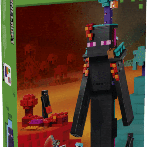 Loo äge liigutatav LEGO® Minecraft® figuur ja toa sisekujundus suure Lõpumehe torniga.