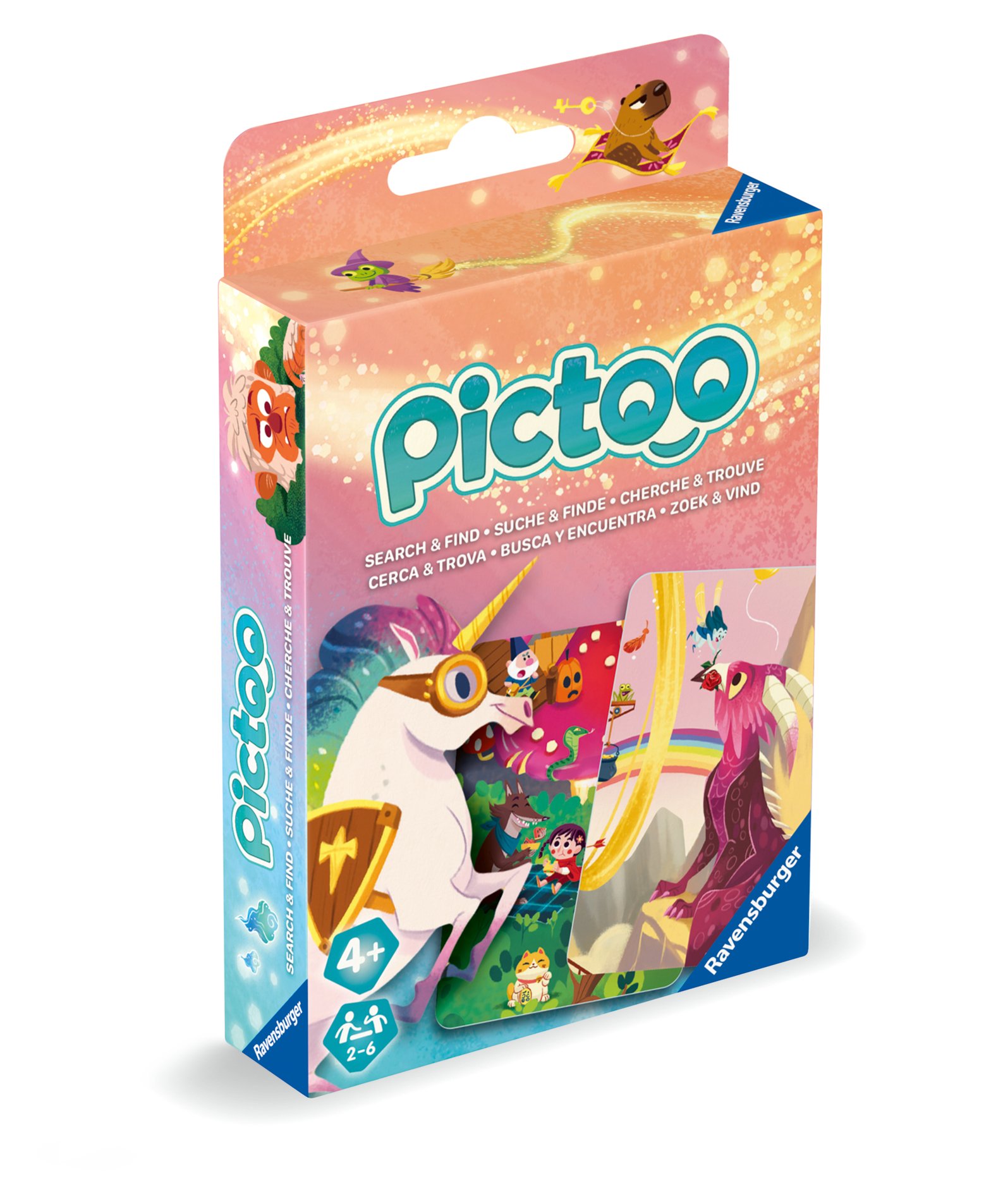 Ravensburger Pictoo kaardimäng: Fantaasia Otsi ja leia! Pictoo – kiire tempoga kaardijaht!