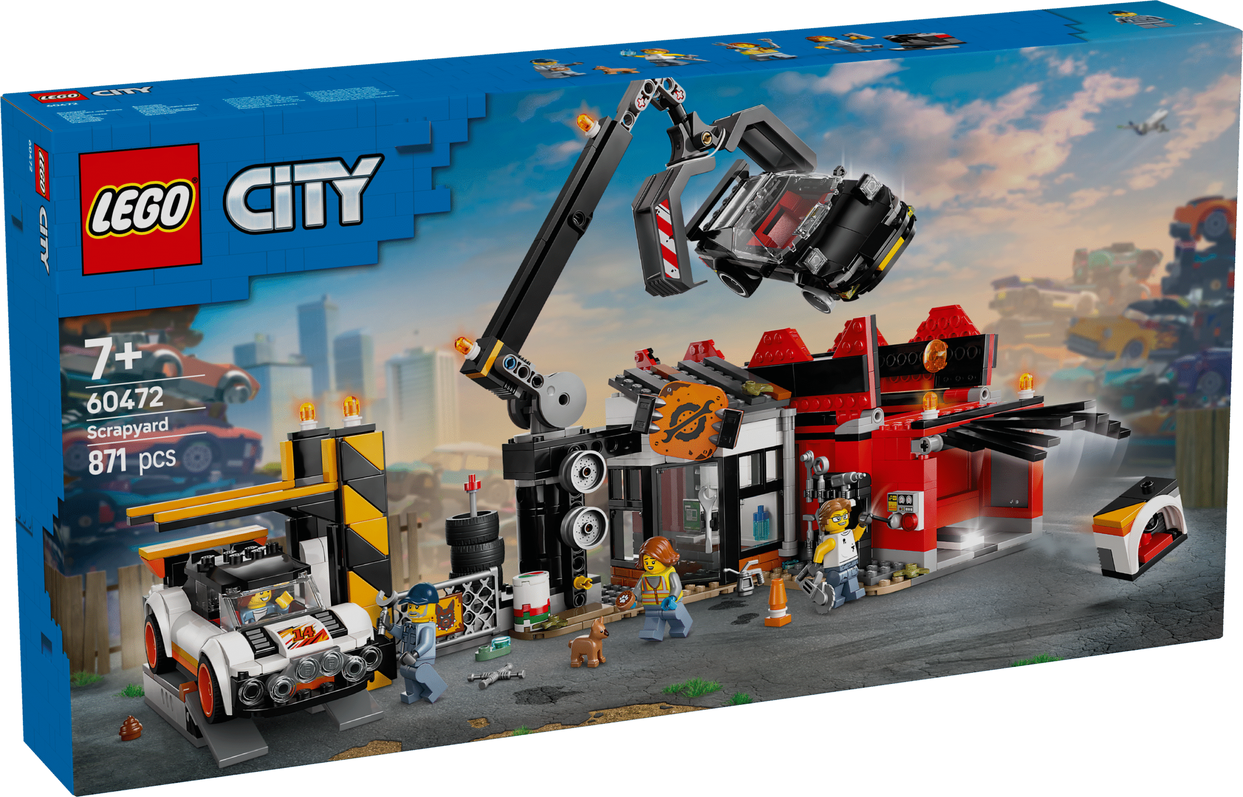LEGO City Lammutustöökoda koos autodega Taaskasutus muutus just lahedamaks tänu LEGO City lammutustöökoja mängukomplektile