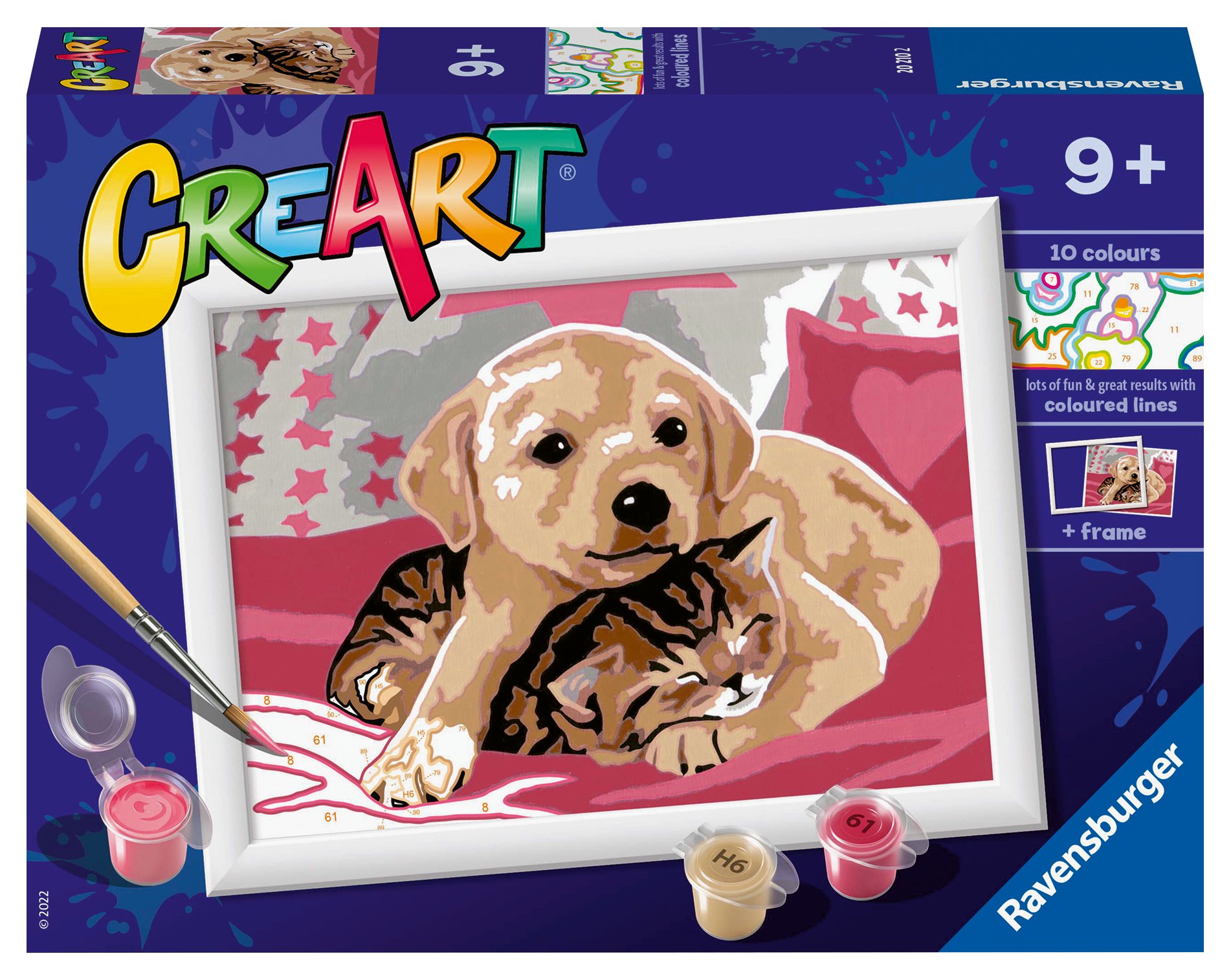 Ravensburger maalimine numbrite järgi Teki sõbrad Numbrite järgi maalimine on tore käeline tegevus nii suurtele kui väikestele kunstisõpradele!