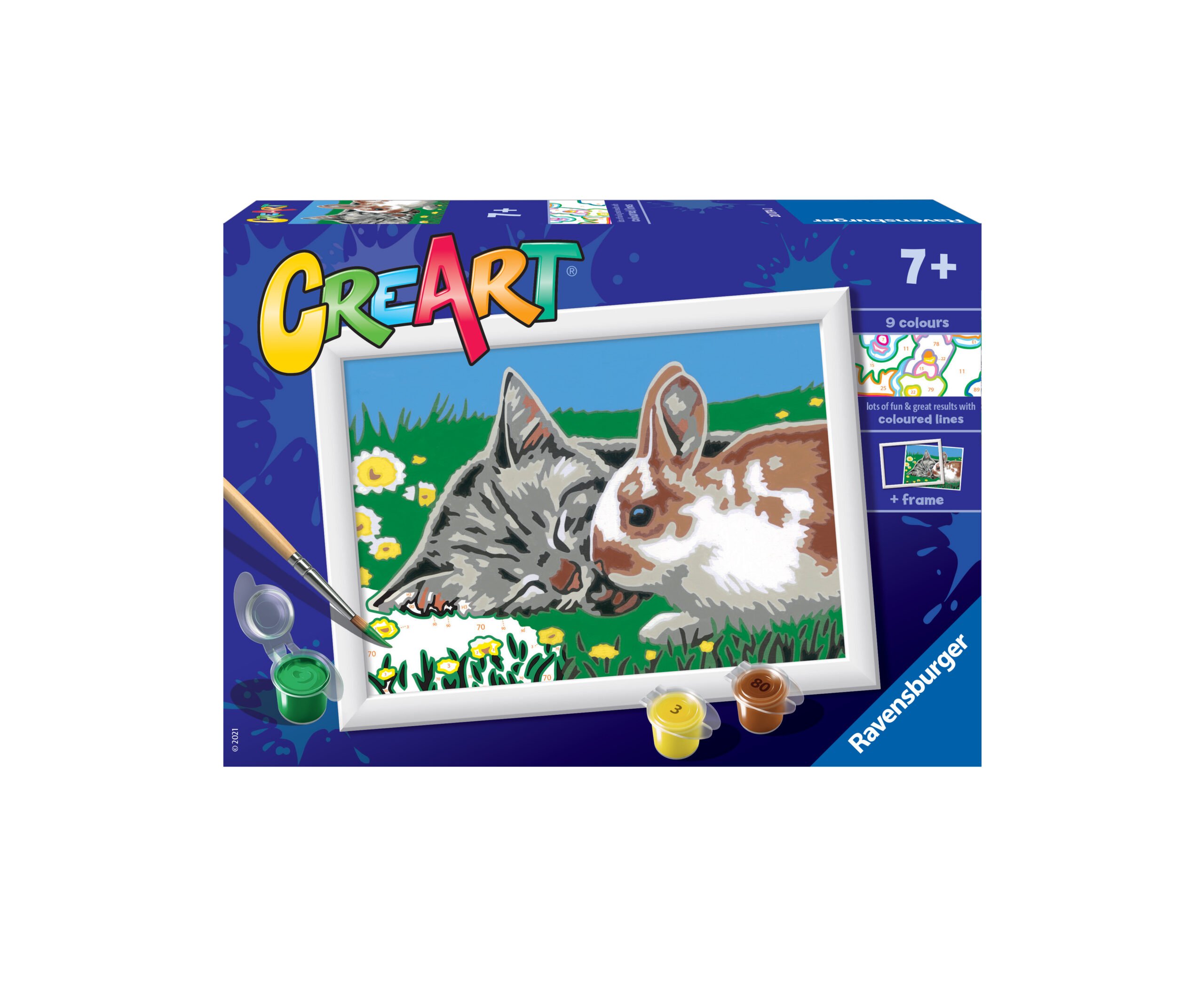 Ravensburger maalimine numbrite järgi Suvine uinak Numbrite järgi maalimine on tore käeline tegevus nii suurtele kui väikestele kunstisõpradele!