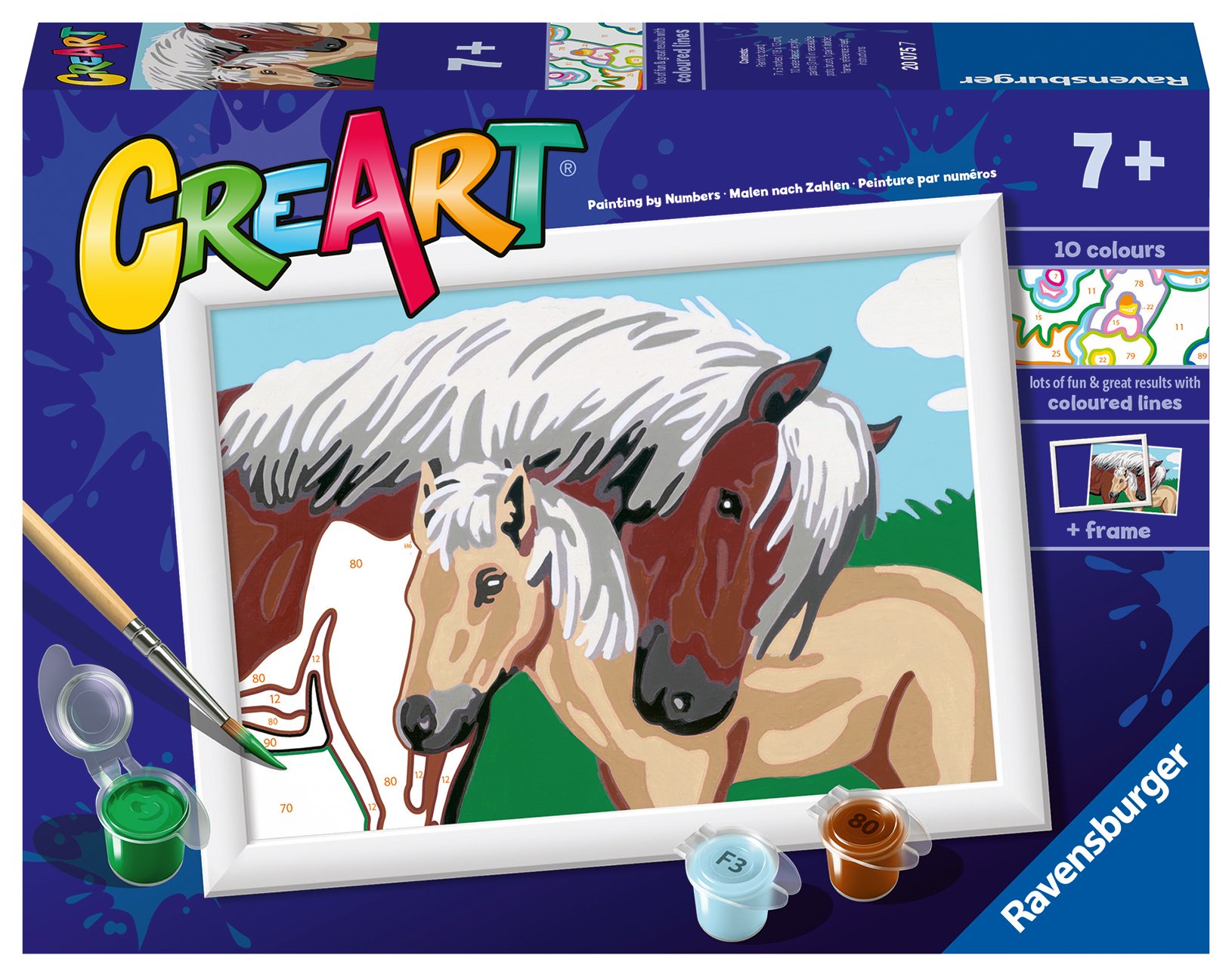 Ravensburger maalimine numbrite järgi Ema ja varss Numbrite järgi maalimine on tore käeline tegevus nii suurtele kui väikestele kunstisõpradele!