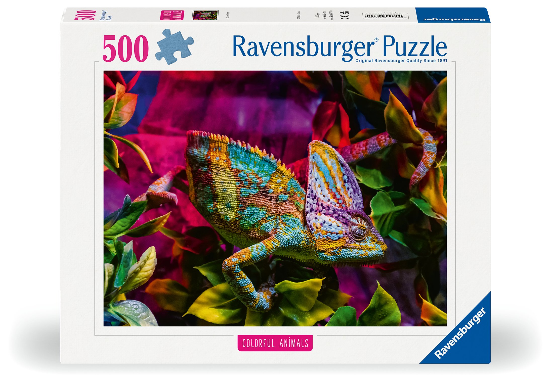 Ravensburger pusle 500 tk Kameeleon See pusle on ideaalne kingitus