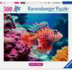 Ravensburger pusle 500 tk Punane Lõvikala See pusle on ideaalne kingitus