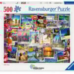 Ravensburger pusle 500 tk Postkaardid See pusle on ideaalne kingitus