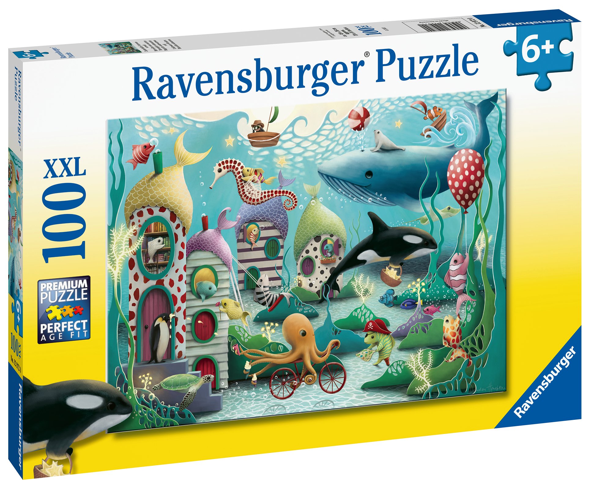 Ravensburger pusle 100 tk Veealused imed Paatidest laevadeni