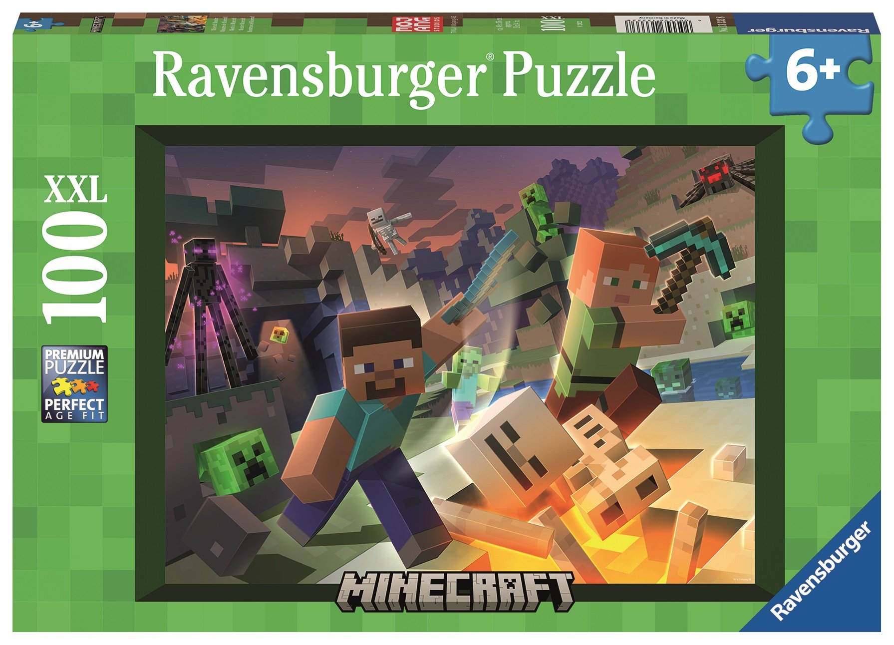Ravensburger pusle 100 tk Minecrafti koletised Paatidest laevadeni