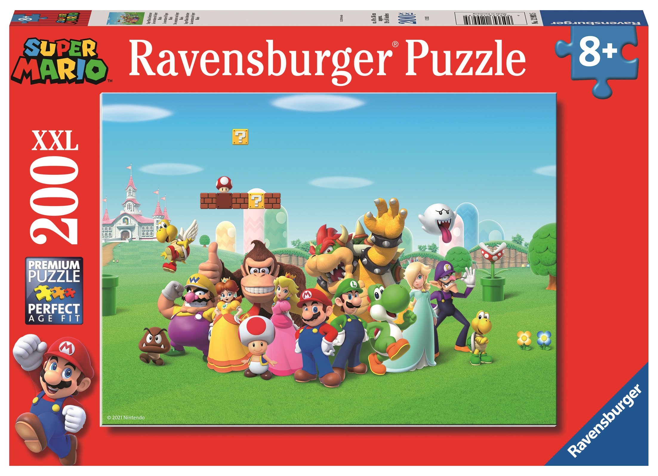 Ravensburger pusle 200 tk Super Mario Paatidest laevadeni