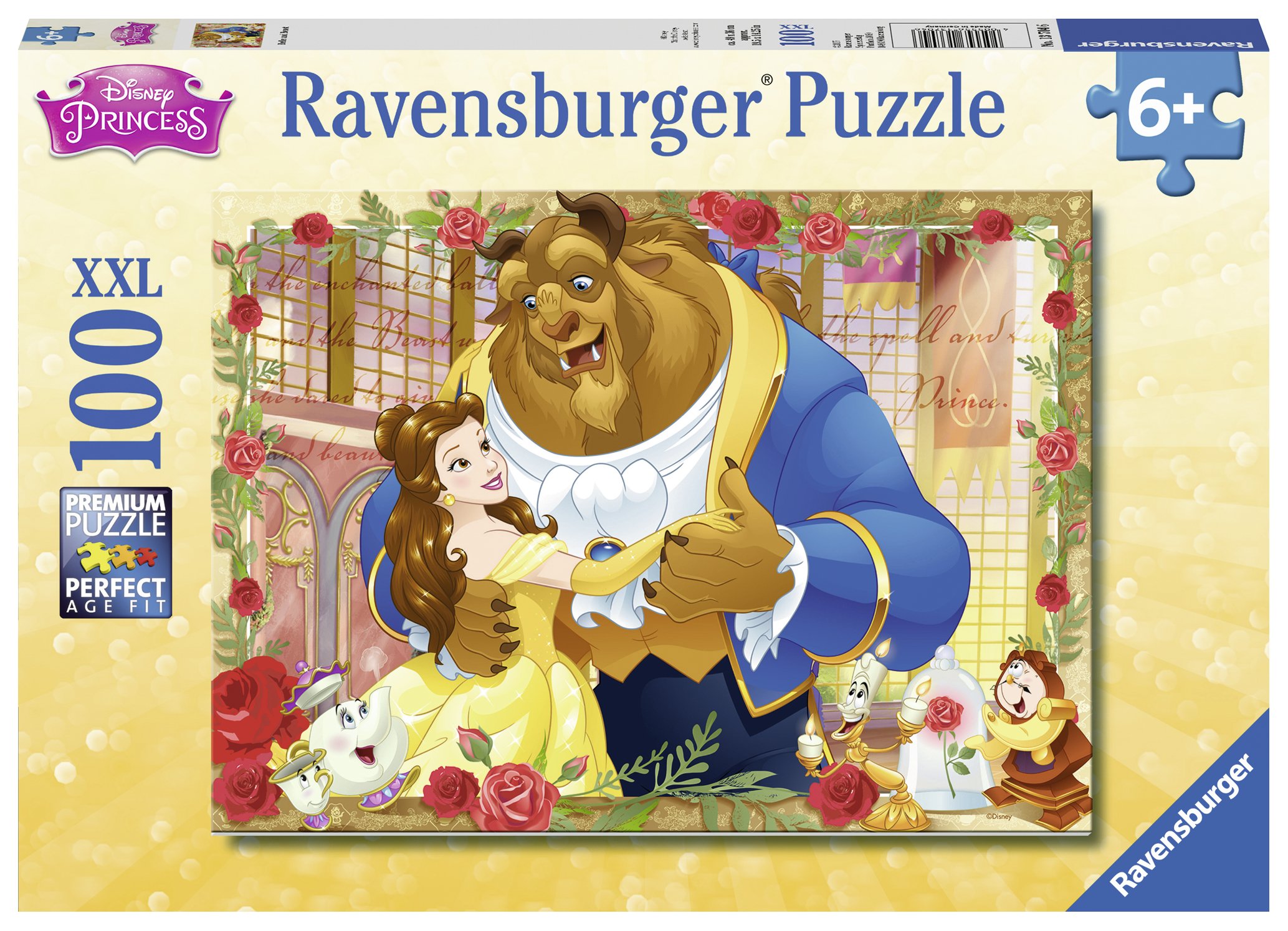 Ravensburger pusle 100 tk Kaunitar ja koletis Paatidest laevadeni