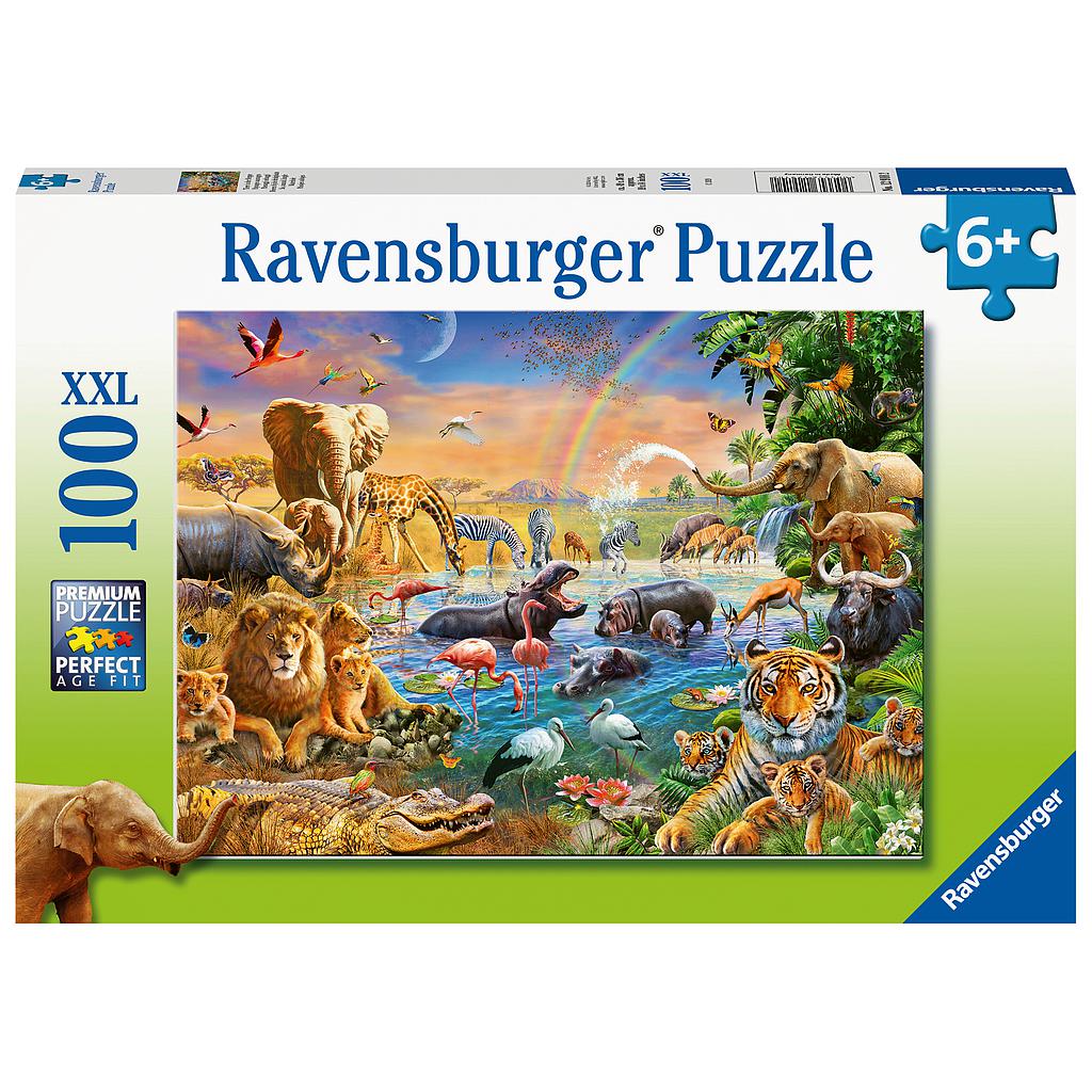 Ravensburger pusle 100 tk Loomad vee ääres Paatidest laevadeni