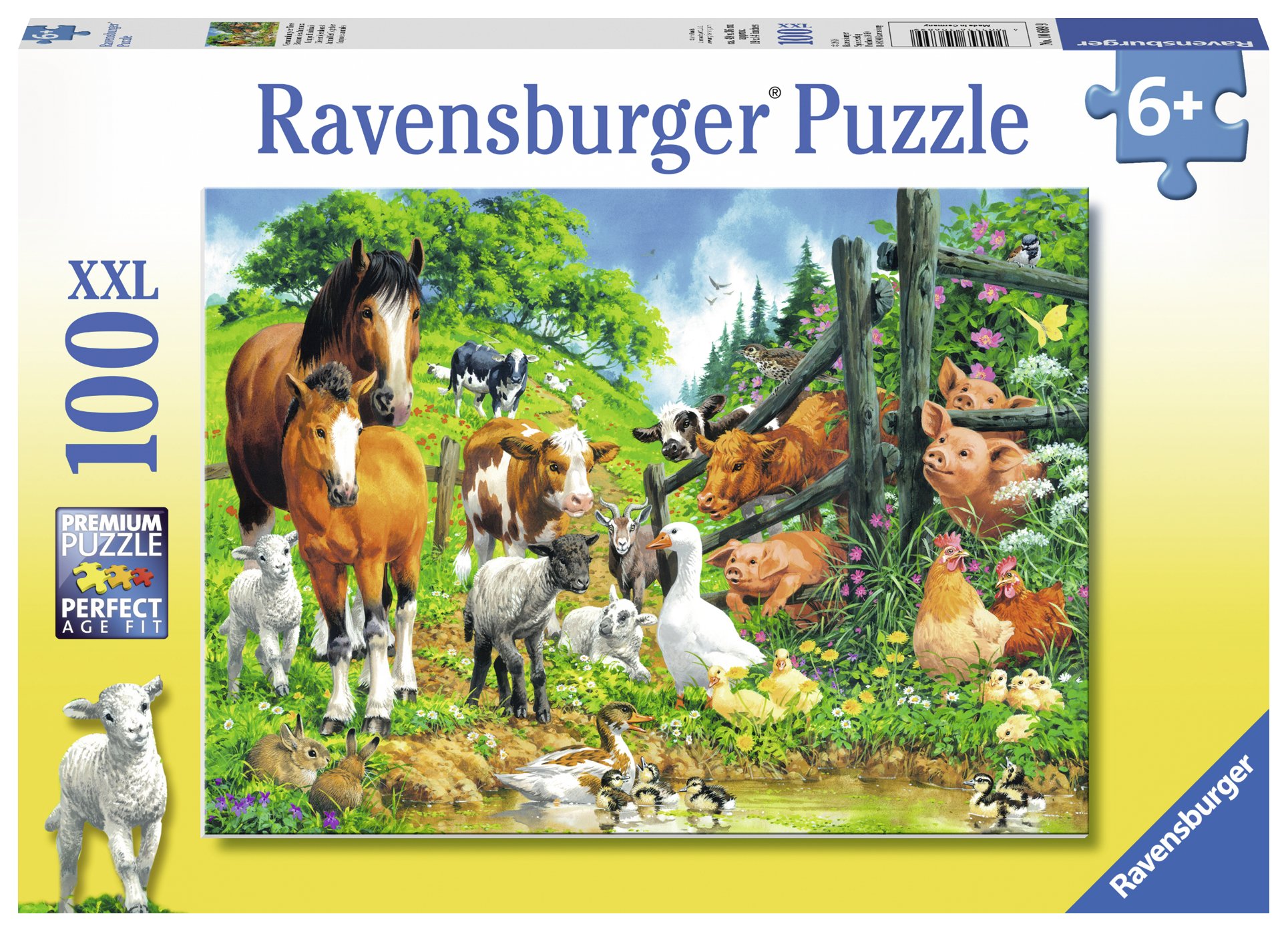 Ravensburger pusle 100 tk Loomade kokkutulek Paatidest laevadeni