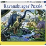 Ravensburger pusle 100 tk Dinosauruste kooselu Paatidest laevadeni