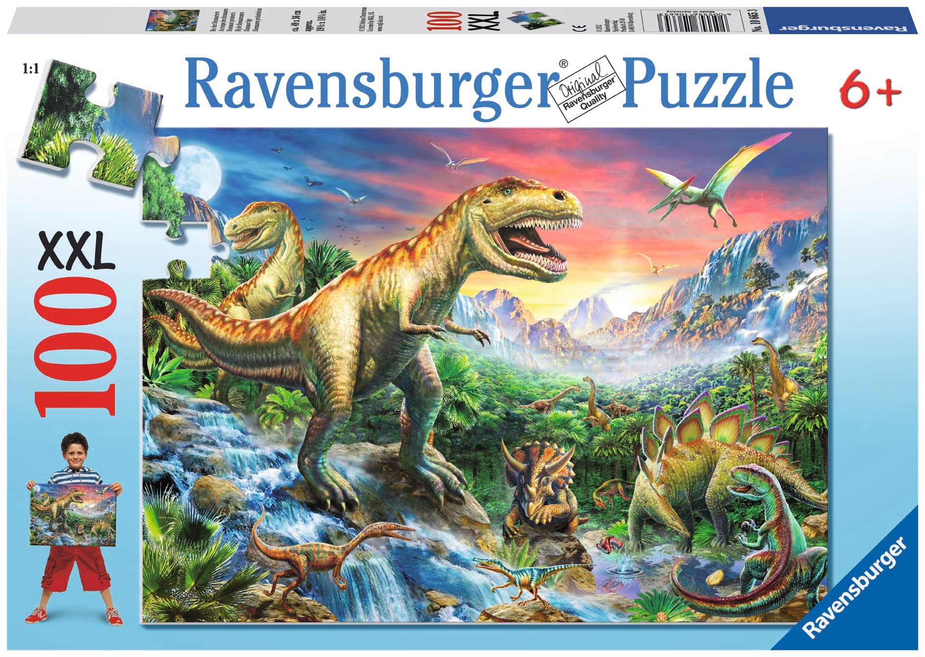 Ravensburger pusle 100 tk Fantastilised dinosaurused Paatidest laevadeni