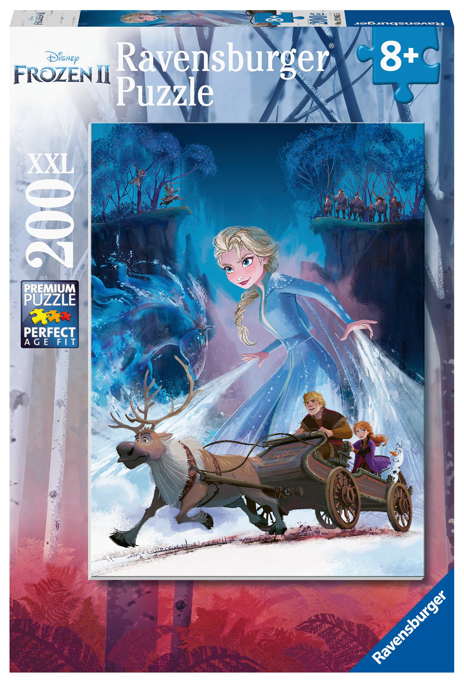 Ravensburger pusle  200 tk Frozen II Paatidest laevadeni