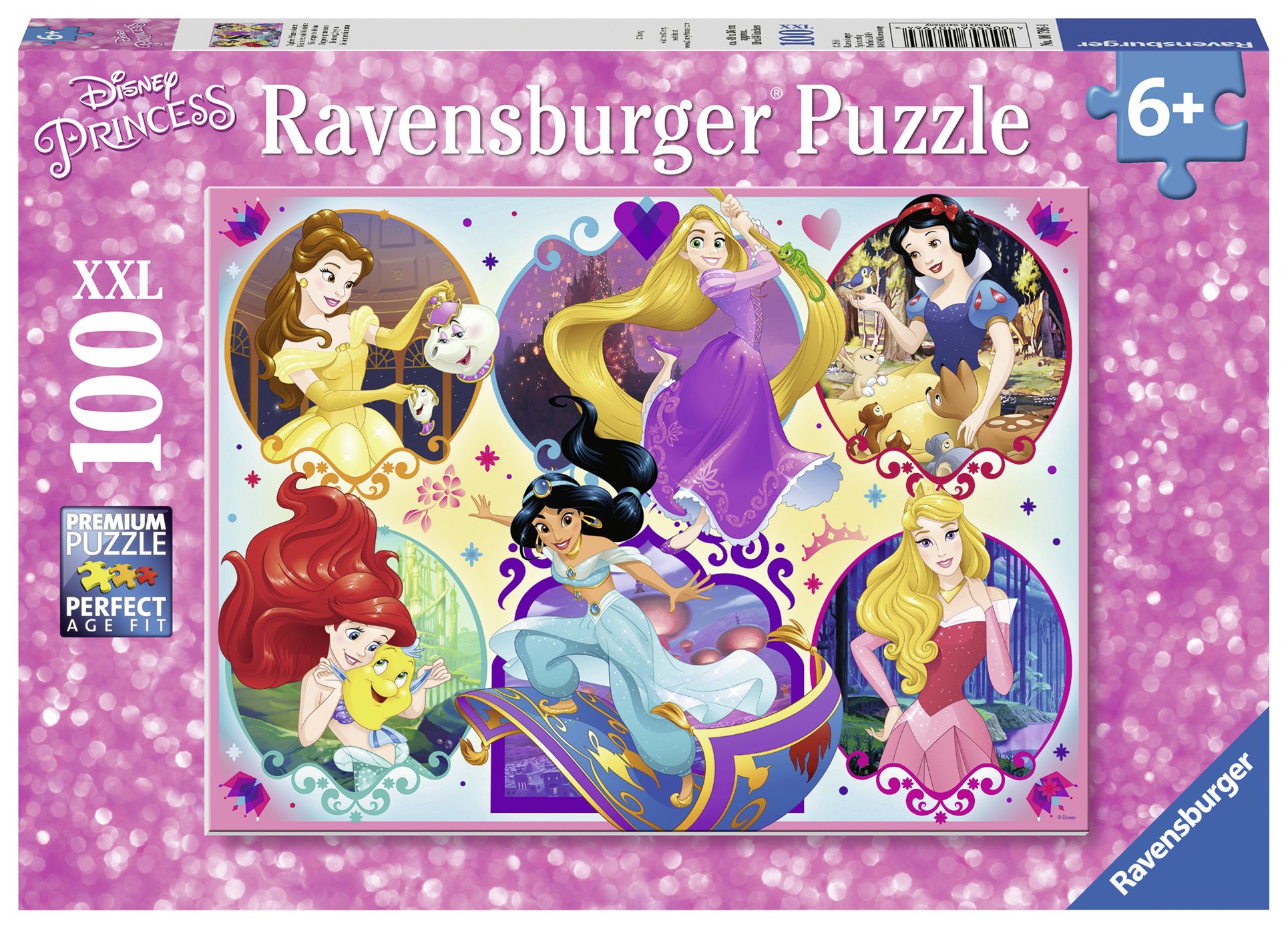 Ravensburger pusle 100 tk Disney Printsess Paatidest laevadeni