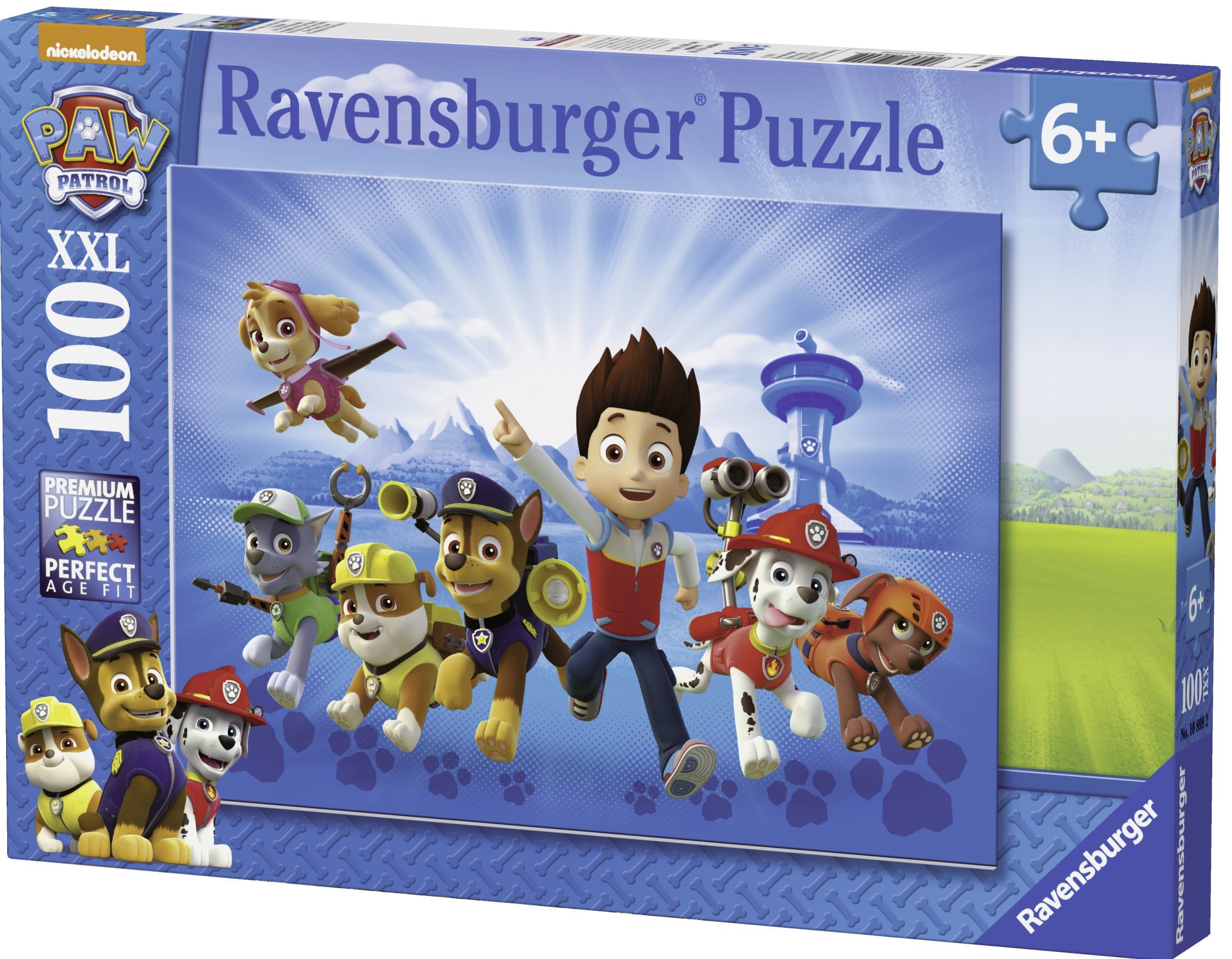 Ravensburger pusle 100 tk Käpapatrull Paatidest laevadeni