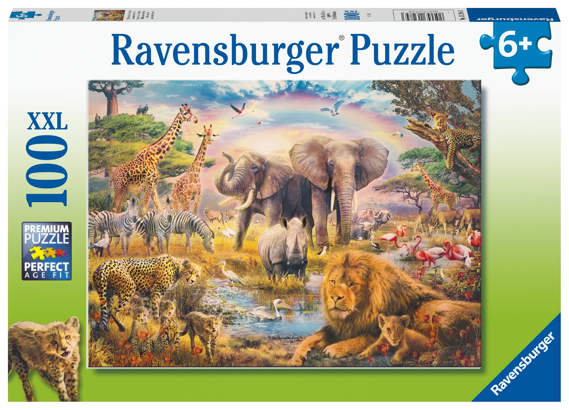 Ravensburger pusle 100 tk Ürgne loodus Paatidest laevadeni