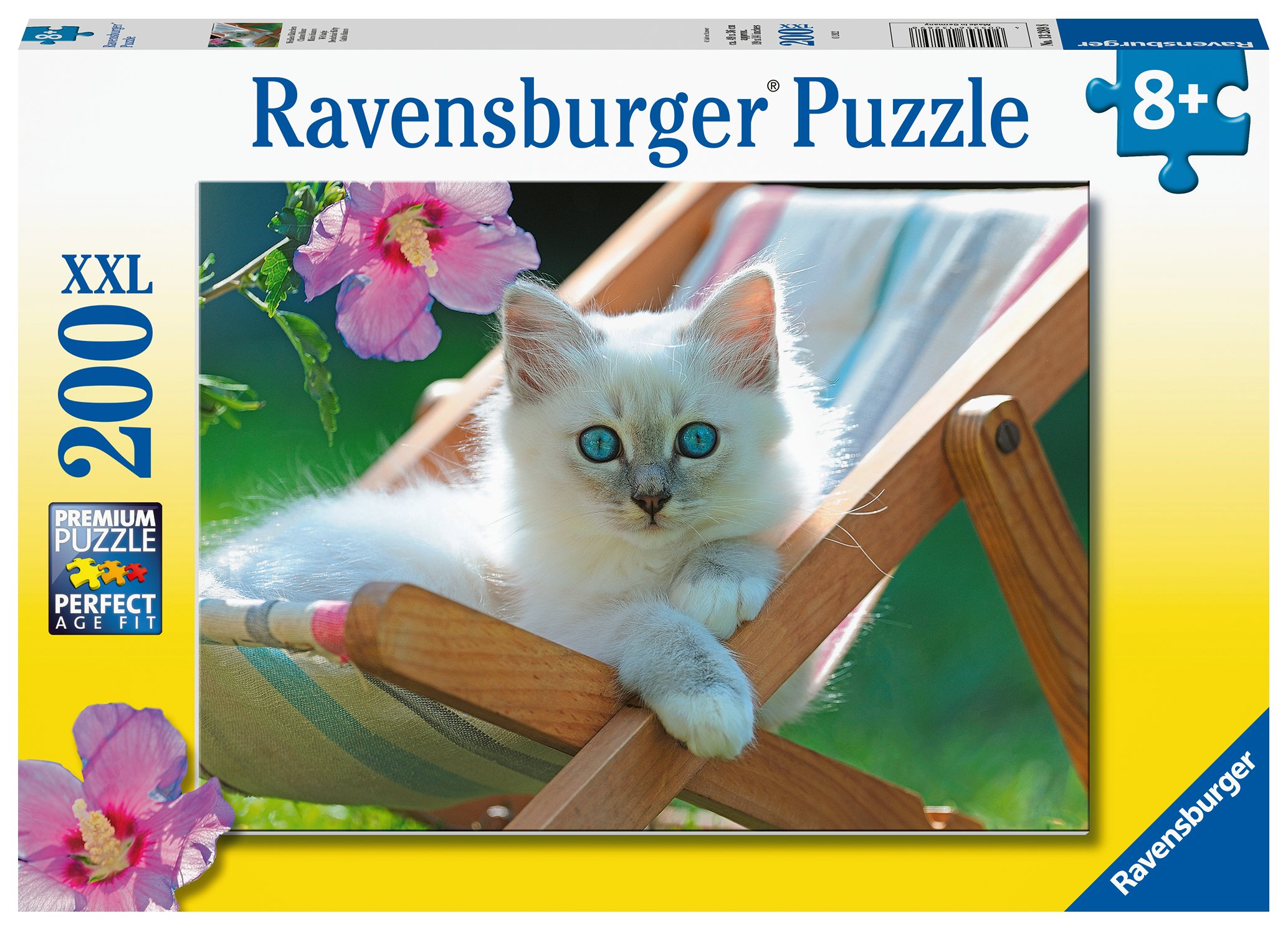 Ravensburger pusle 200 tk Valge kass Paatidest laevadeni