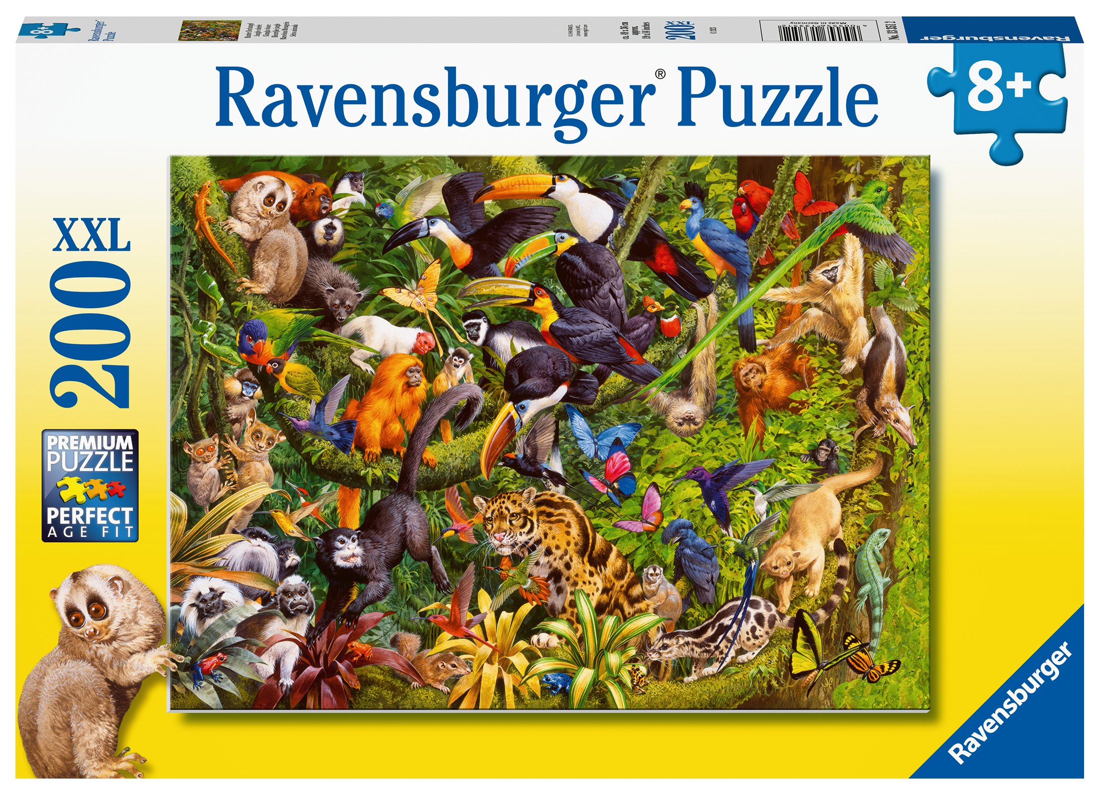 Ravensburger pusle 200 tk Troopiline vihmamets Paatidest laevadeni