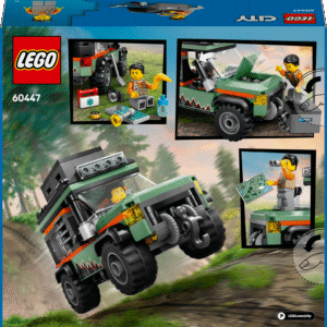 mis sisaldab detailset 4x4 maastikuautot ja töötavat vintsi ning minifiguuri.