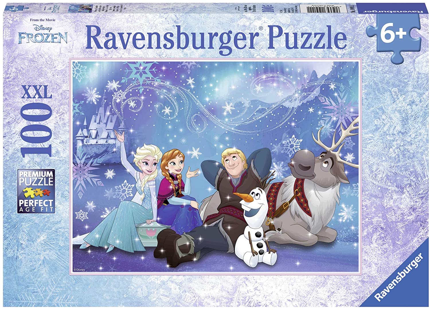 Ravensburger pusle 100 tk Lumekuninganna / Frozen Paatidest laevadeni