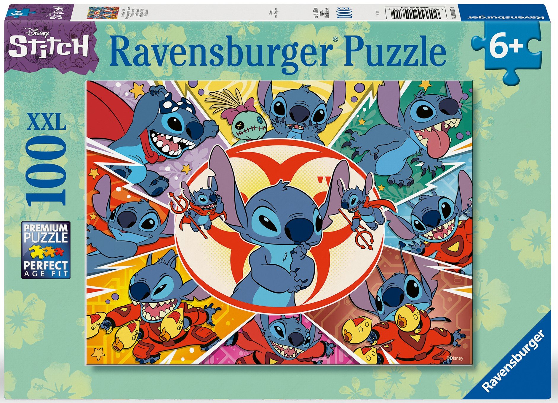 Ravensburger pusle 100 tk Stitchi mitu nägu Paatidest laevadeni