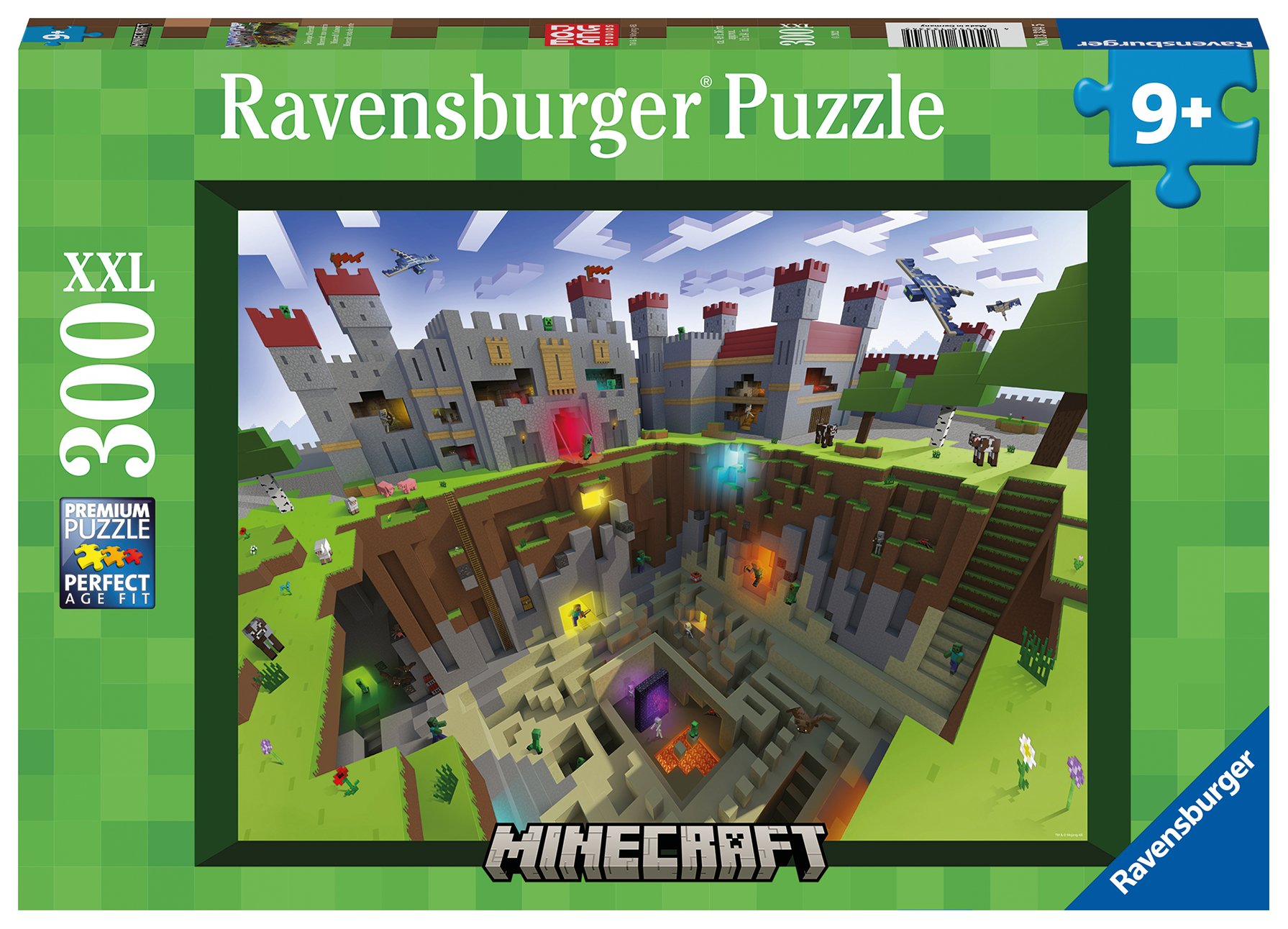 Ravensburger pusle 300 tk Minecrafti maalõhe Paatidest laevadeni