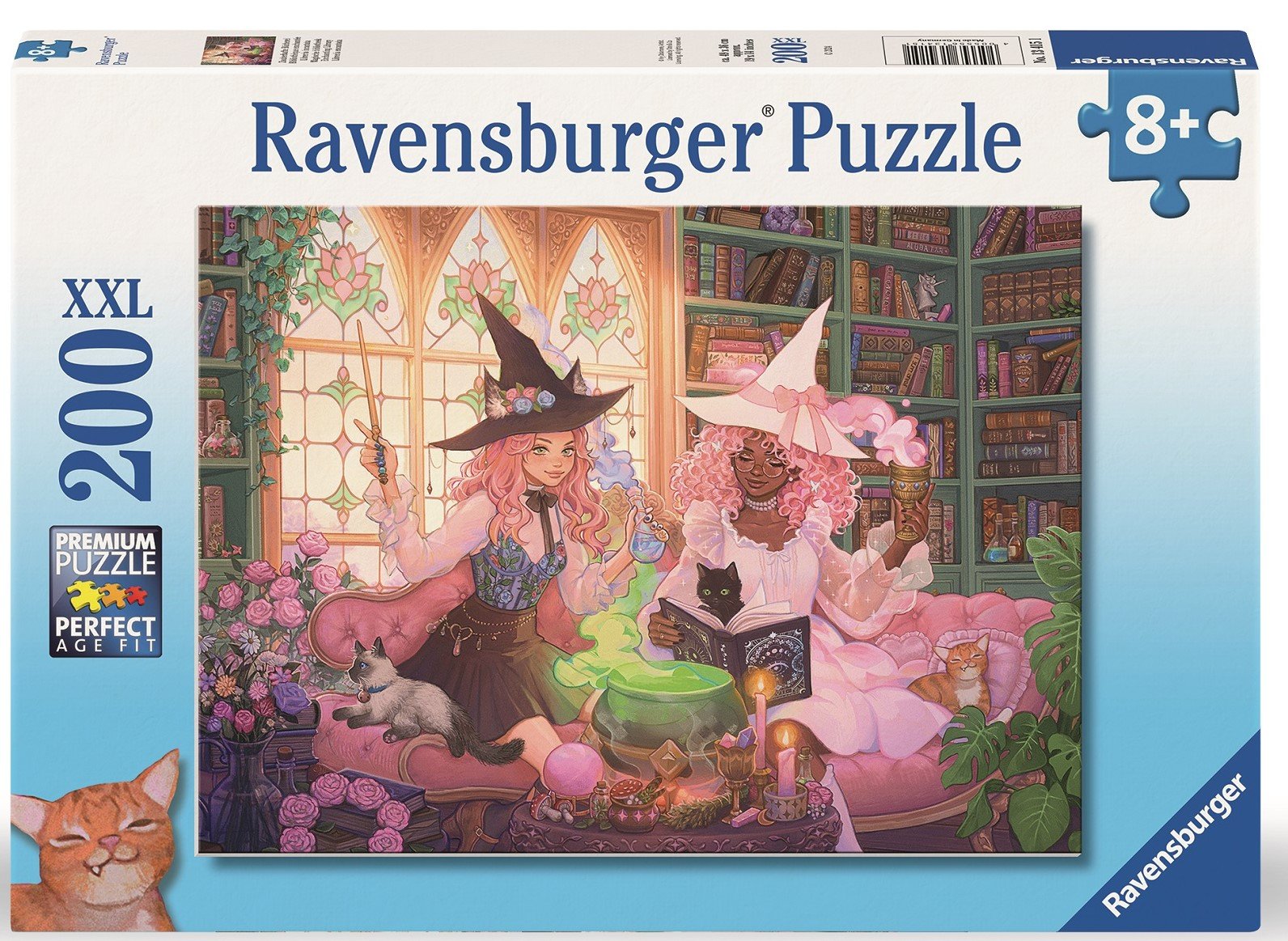 Ravensburger pusle 200 tk Nõiutud raamatukogu Paatidest laevadeni