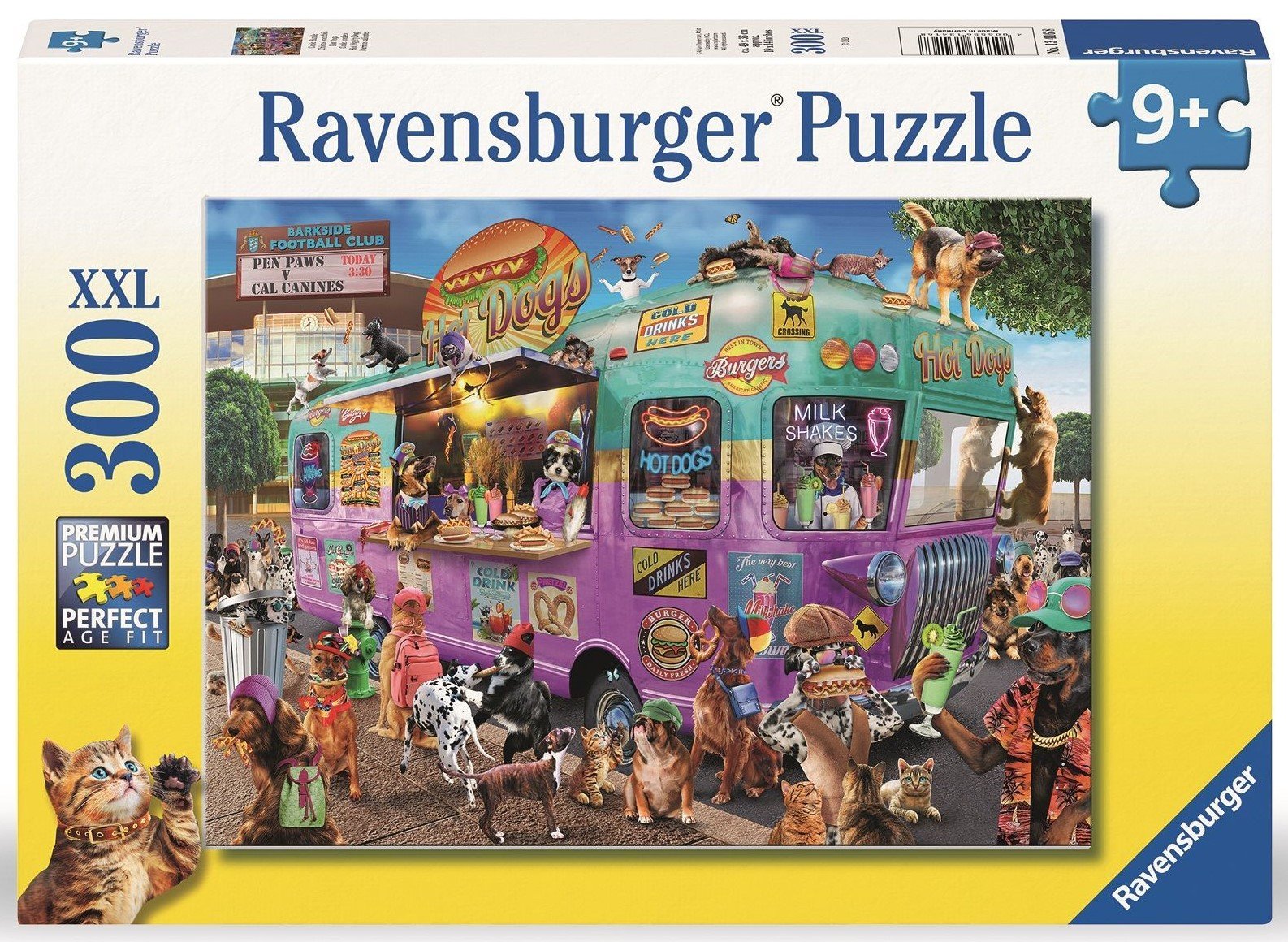 Ravensburger pusle 300 tk Hot dogi järjekord Paatidest laevadeni
