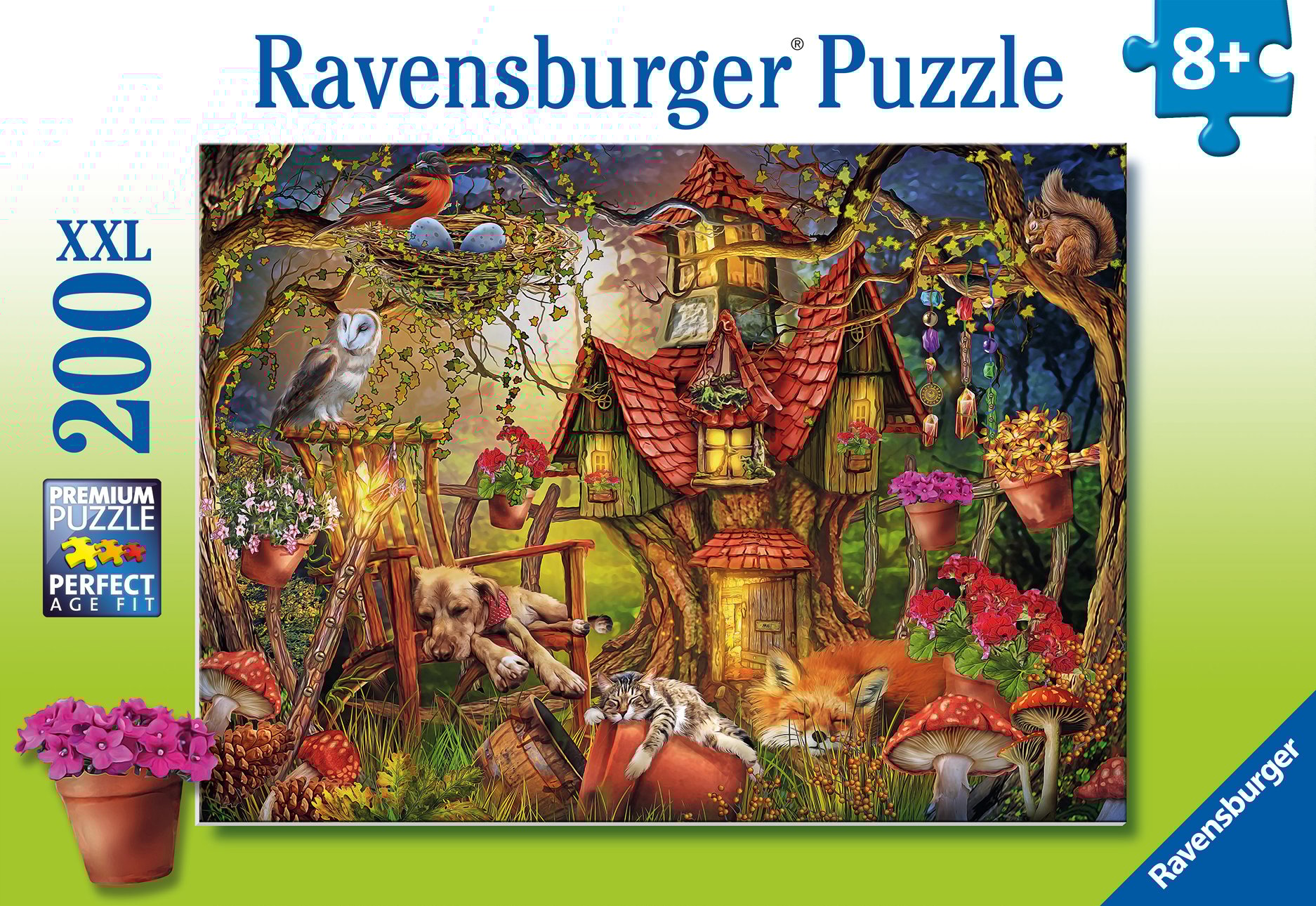 Ravensburger pusle 200 tk Metsamaja Paatidest laevadeni