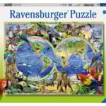 Ravensburger pusle 100 tk Maailmaloomad Paatidest laevadeni