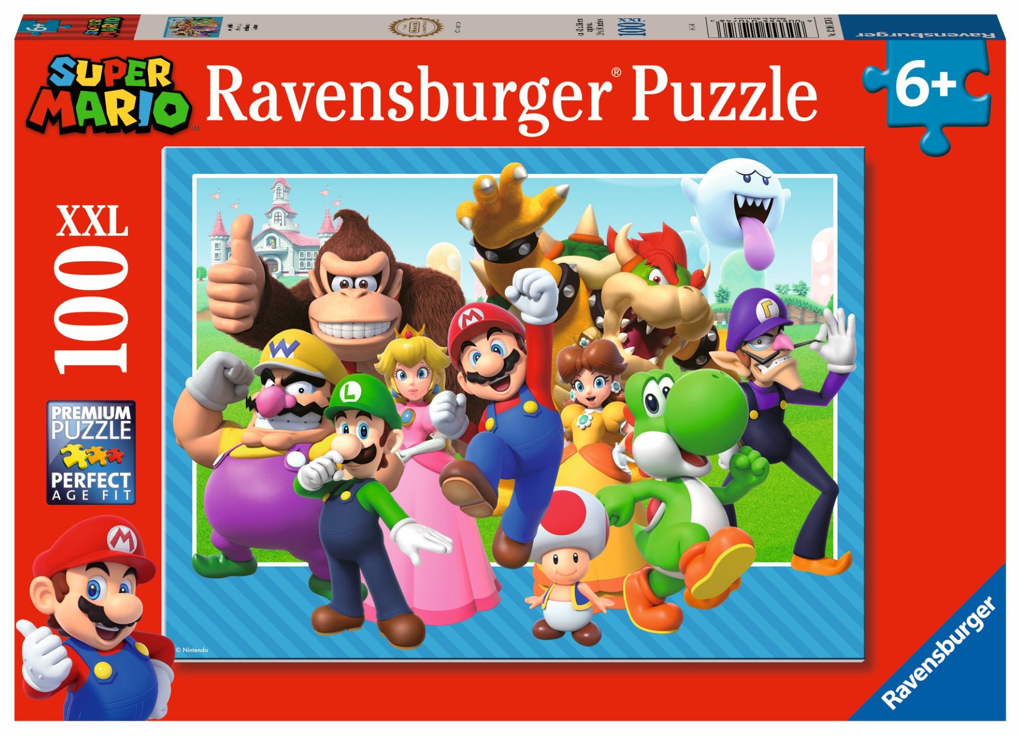 Ravensburger pusle 100 tk Super Mario tiim Paatidest laevadeni