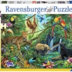 Ravensburger pusle 200 tk Dzungel Paatidest laevadeni