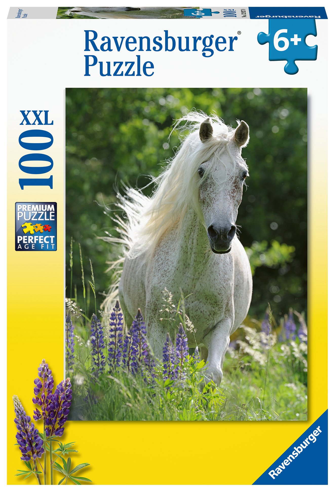 Ravensburger pusle 100 tk Valge hobune Paatidest laevadeni