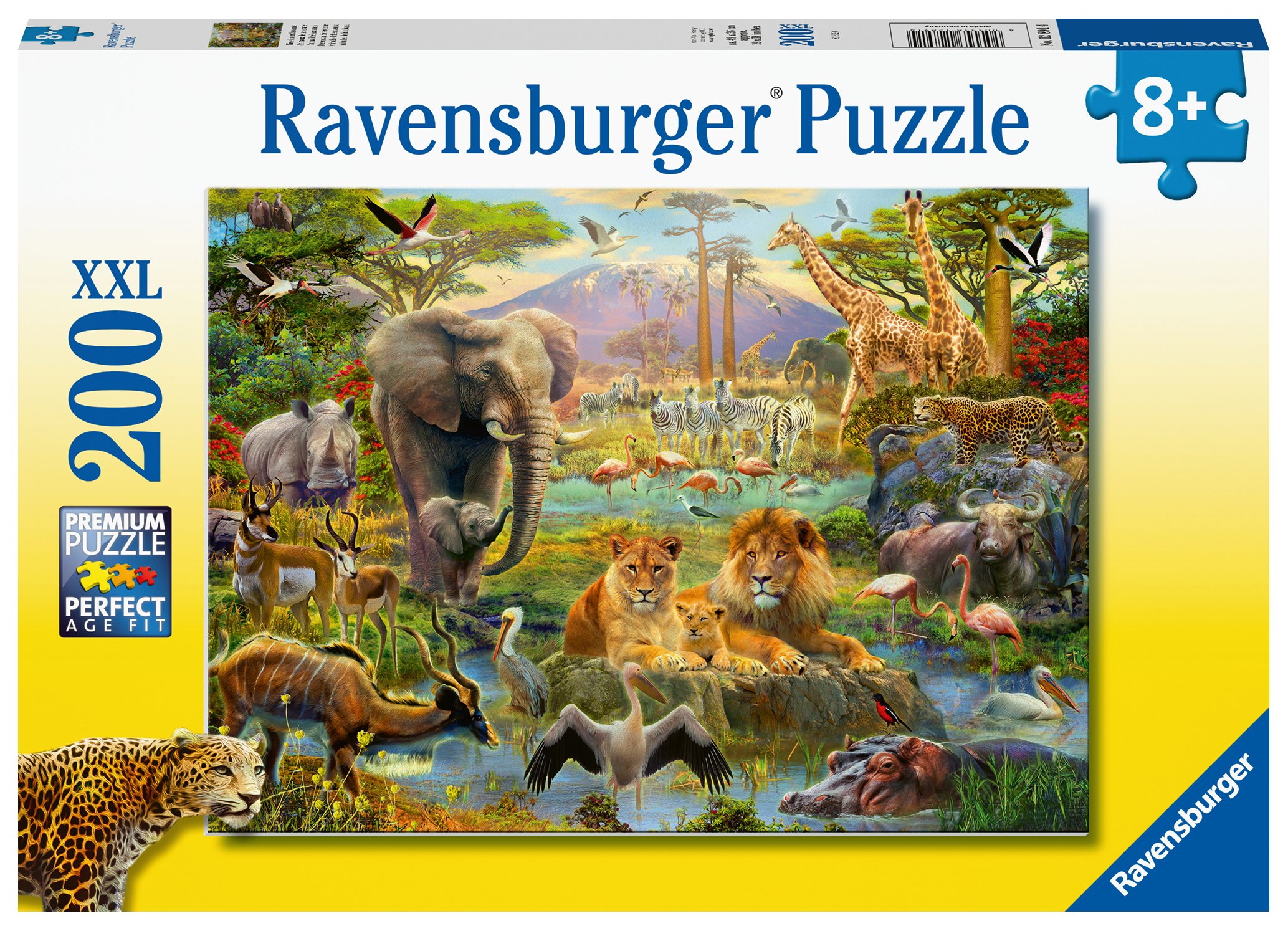 Ravensburger pusle 200 tk Savanniloomad Paatidest laevadeni