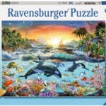 Ravensburger pusle 200 tk Delfiinid Paatidest laevadeni