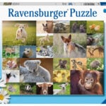 Ravensburger pusle 200 tk Loomalapsed Paatidest laevadeni