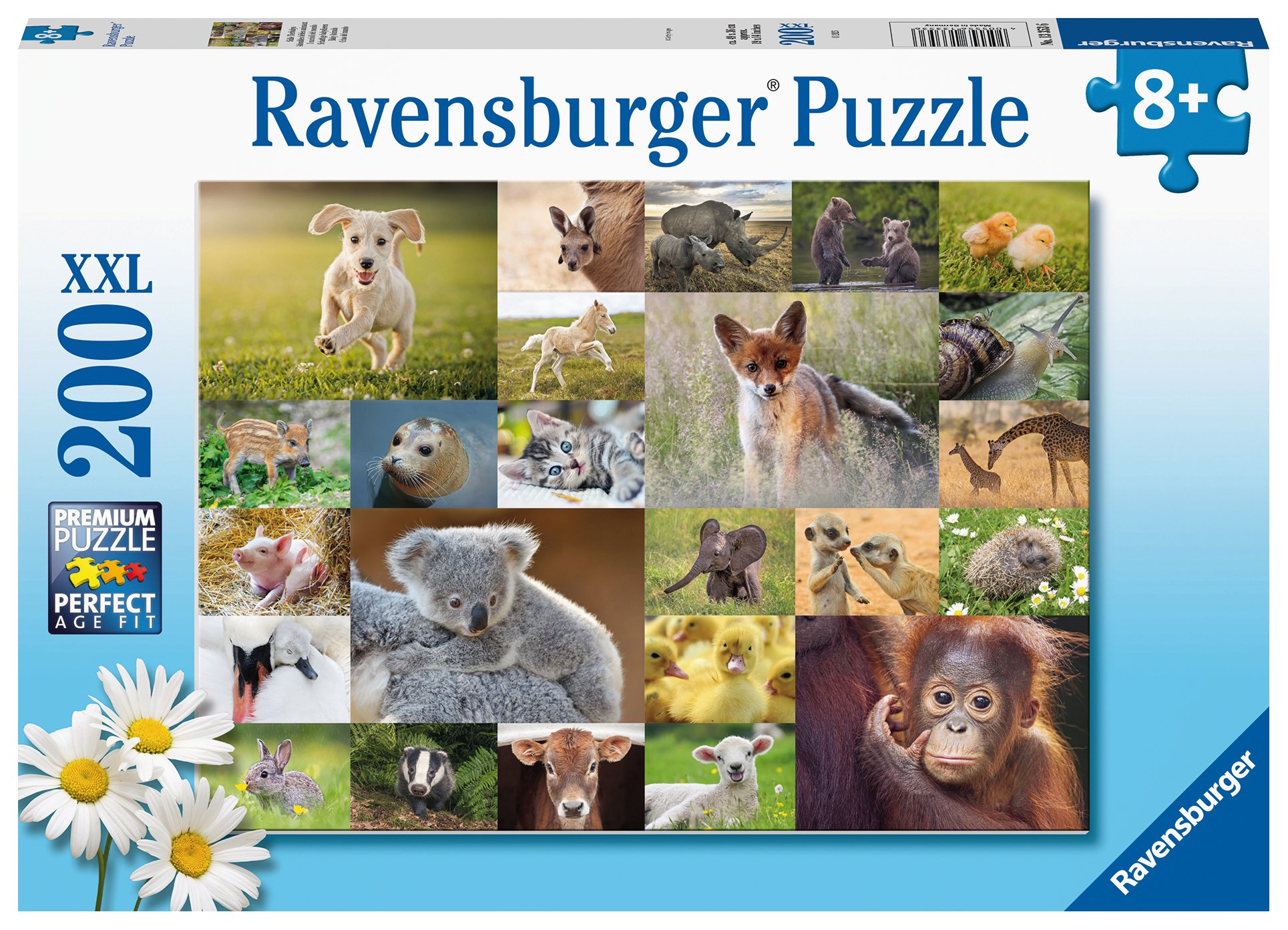 Ravensburger pusle 200 tk Loomalapsed Paatidest laevadeni